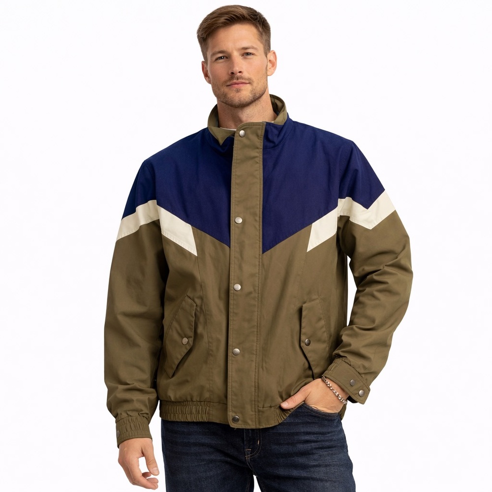 Vintage Tourney Golf Men’s Jacket L Gore-Tex Waterproof Windbreaker Made in USA‎